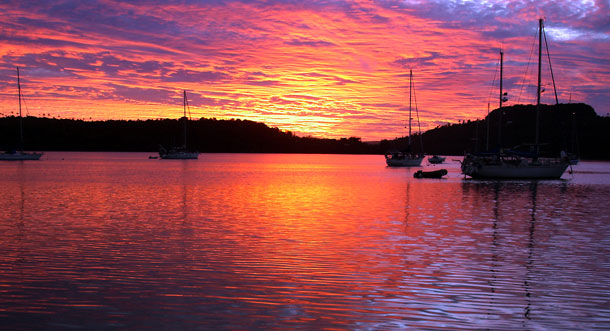 Sunset at Vavau